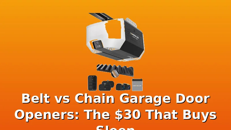 Belt vs Chain Garage Door Openers: The $30 That Buys Sleep - GarageDoorOpenerReviews review with measurements and honest opinion