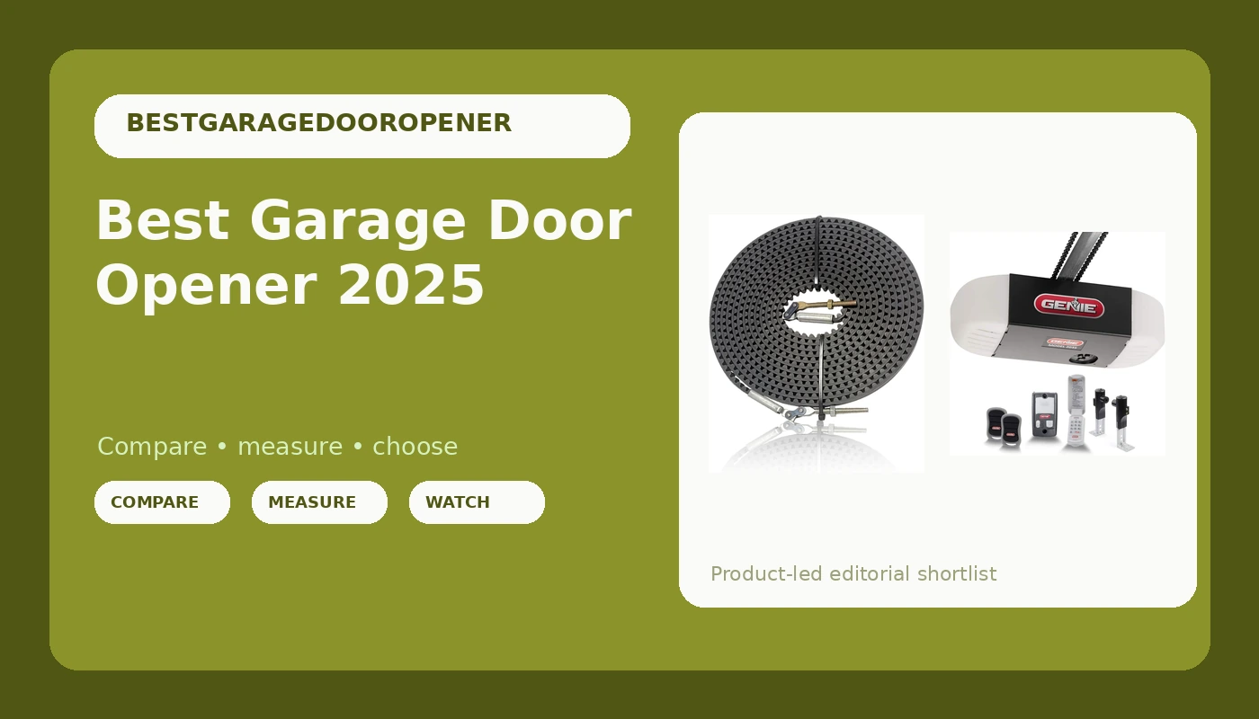 Best Garage Door Opener 2025 - GarageDoorOpenerReviews review with measurements and honest opinion