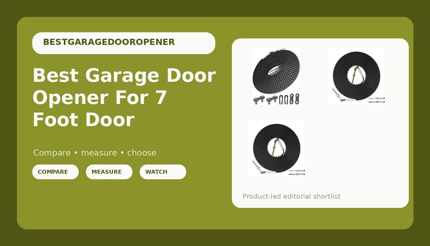 Best Garage Door Opener For 7 Foot Door - GarageDoorOpenerReviews review with measurements and honest opinion