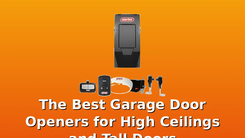 The Best Garage Door Openers for High Ceilings and Tall Doors - GarageDoorOpenerReviews review with measurements and honest opinion