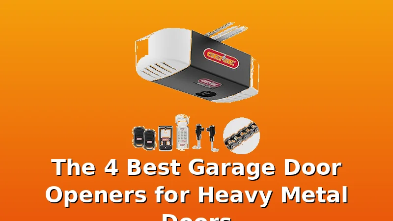 The 4 Best Garage Door Openers for Heavy Metal Doors - GarageDoorOpenerReviews review with measurements and honest opinion