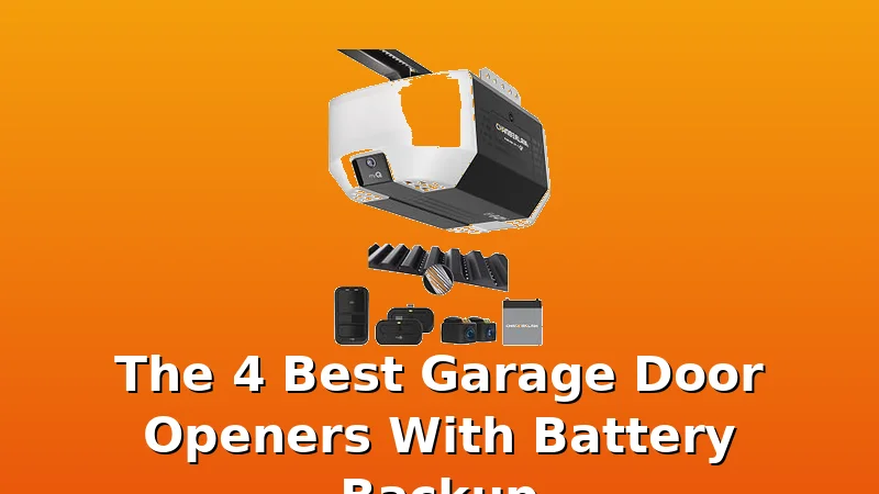 The 4 Best Garage Door Openers With Battery Backup - GarageDoorOpenerReviews review with measurements and honest opinion