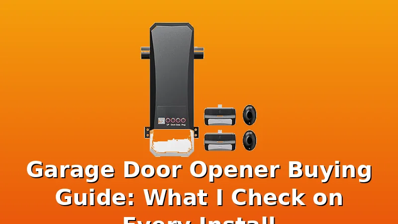 Garage Door Opener Buying Guide: What I Check on Every Install - GarageDoorOpenerReviews review with measurements and honest opinion