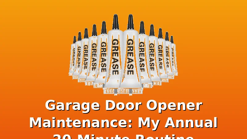 Garage Door Opener Maintenance: My Annual 20-Minute Routine - GarageDoorOpenerReviews review with measurements and honest opinion
