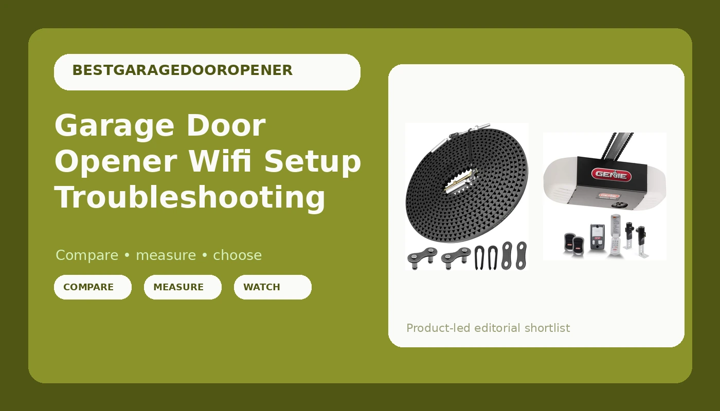 Garage Door Opener Wifi Setup Troubleshooting - GarageDoorOpenerReviews review with measurements and honest opinion