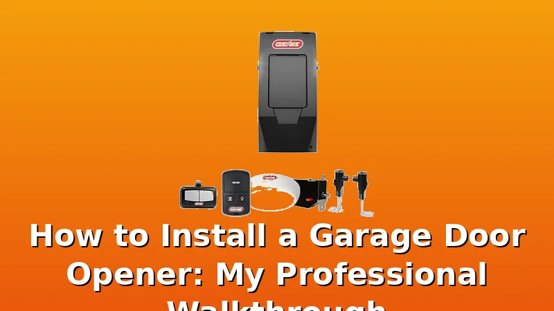 How to Install a Garage Door Opener: My Professional Walkthrough - GarageDoorOpenerReviews review with measurements and honest opinion