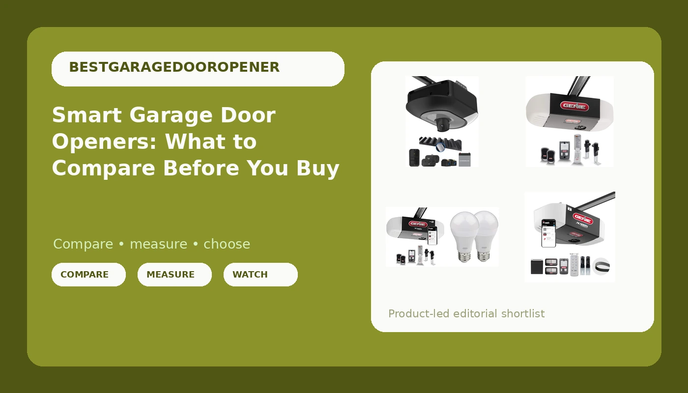 Smart Garage Door Openers: What to Compare Before You Buy