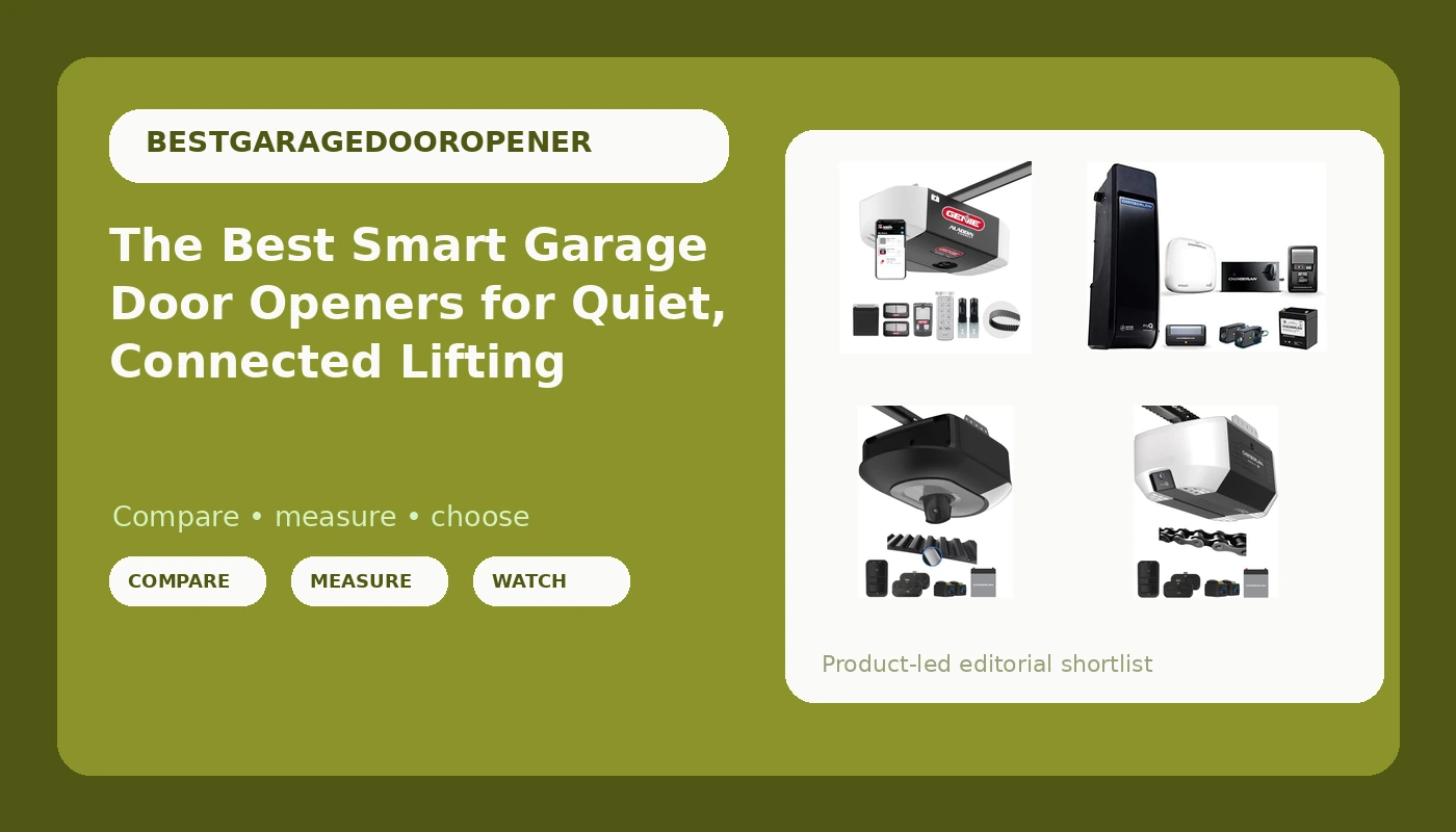 The Best Smart Garage Door Openers for Quiet, Connected Lifting